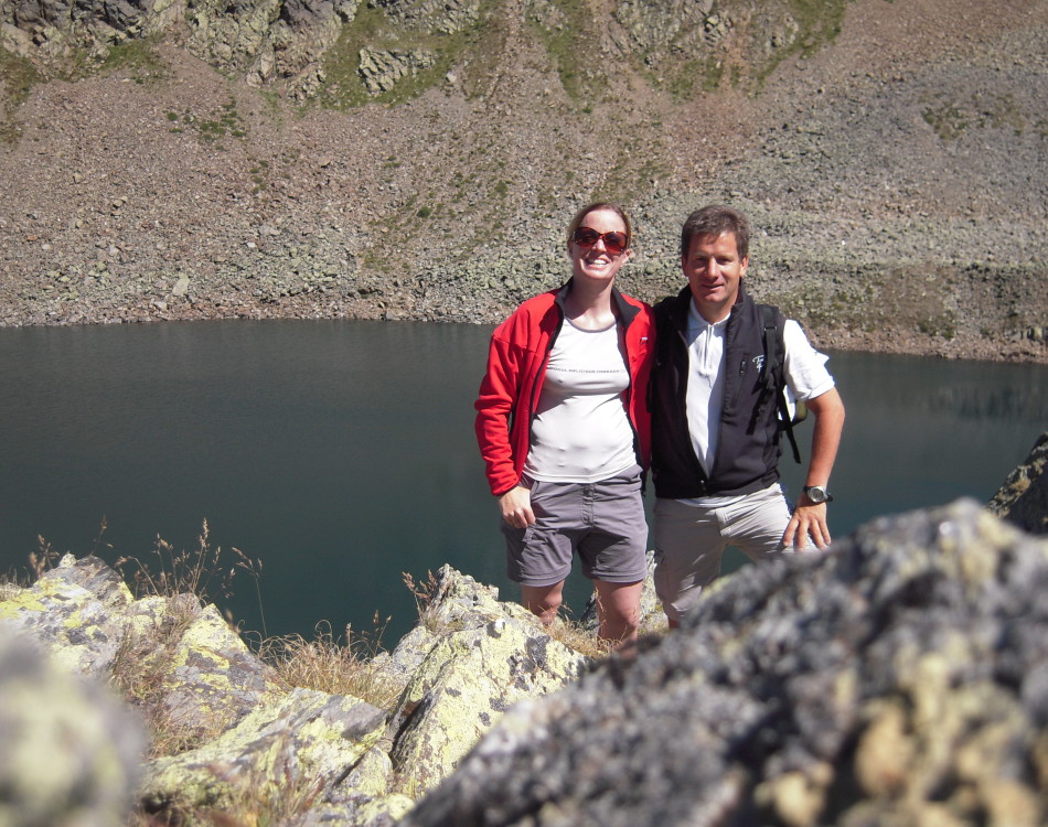 Michaela und Josef beim Wandern