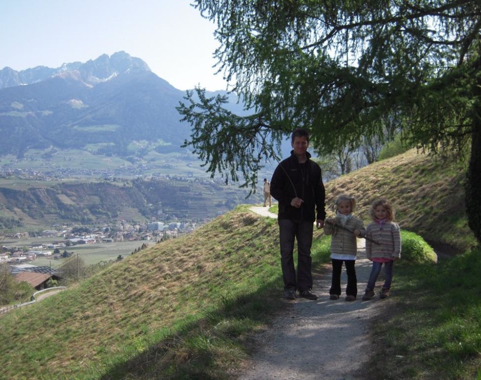 Familiy hiking